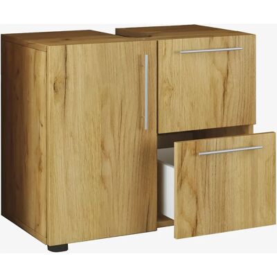 VCM Flandu Badezimmer Unterschrank 61x32x51 cm Honig-Eiche VCM Flandu Badezimmer Unterschrank 61x32x51 cm Honig-Eiche