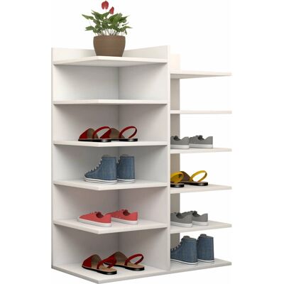 VCM Enosa Weiß Schuhschrank - Schuhaufbewahrung Möbel VCM Enosa Weiß Schuhschrank - Schuhaufbewahrung Möbel