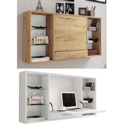 VCM Honig-Eiche Wandtisch - Büromöbel VCM Honig-Eiche Wandtisch - Büromöbel