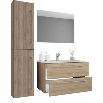 Set di mobili da bagno VCM Sonoma-Eiche - 80cm - Design moderno Set di mobili da bagno VCM Sonoma-Eiche - 80cm - Design moderno