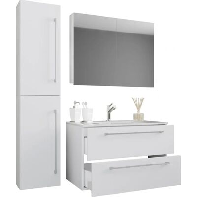 Set di Mobili da Bagno VCM Badinos - Bianco Moderno Set di Mobili da Bagno VCM Badinos - Bianco Moderno