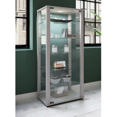 VCM Kavisa L Sølvglas Vitrine - Vitrine VCM Kavisa L Sølvglas Vitrine - Vitrine