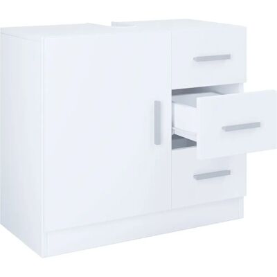 VCM Zalo XL Badmöbel - Weiß - 3 Schubladen VCM Zalo XL Badmöbel - Weiß - 3 Schubladen