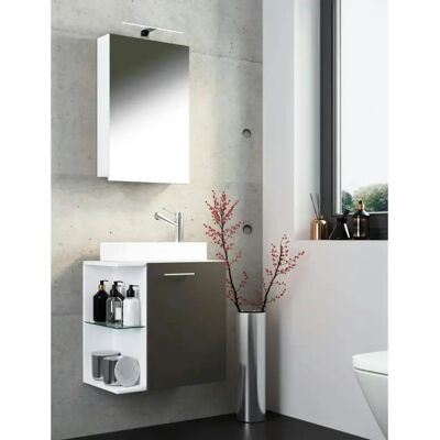 VCM Hausa Badezimmer Set - Modern, Kompakt, Keramikwaschbecken VCM Hausa Badezimmer Set - Modern, Kompakt, Keramikwaschbecken