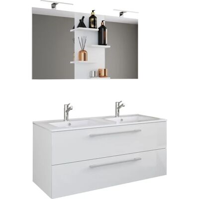 Conjunto de Muebles de Baño VCM Budasi con Doble Lavabo - Set de Baño Conjunto de Muebles de Baño VCM Budasi con Doble Lavabo - Set de Baño