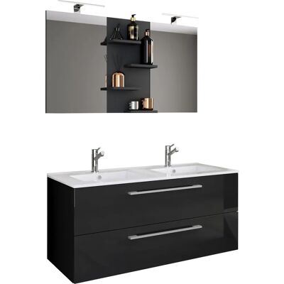 Juego de Muebles de Baño VCM Budasi - Negro - Moderno y Minimalista Juego de Muebles de Baño VCM Budasi - Negro - Moderno y Minimalista