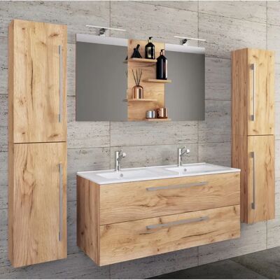 VCM Honig-Eiche 5-tlg. Badezimmermöbelset VCM Honig-Eiche 5-tlg. Badezimmermöbelset
