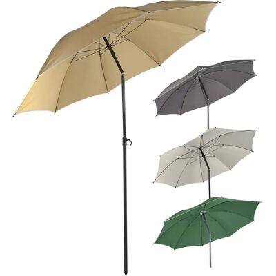 Parasol VCM 160cm Taupe - Jardin Protection UV - Publicité Parasol VCM 160cm Taupe - Jardin Protection UV - Publicité