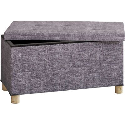 Ottoman de rangement VCM Sizos L - Flexible et Spacieux - Publicité Ottoman de rangement VCM Sizos L - Flexible et Spacieux - Publicité