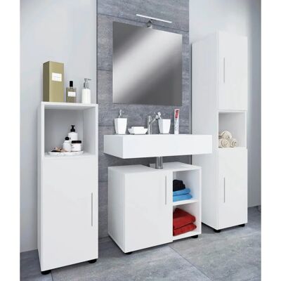 VCM Flandu Badezimmermöbel-Set - Weiß VCM Flandu Badezimmermöbel-Set - Weiß