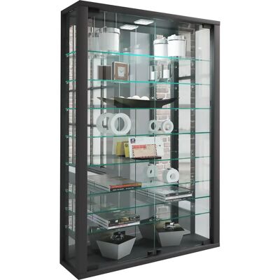 Sconto Fekete Fali Vitrineszek - Vitrine Sconto Fekete Fali Vitrineszek - Vitrine