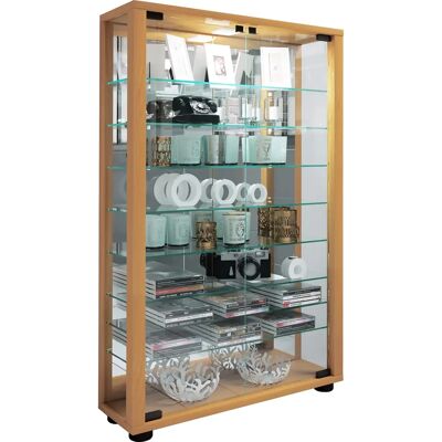 VCM Bøg Glastitrine - Modern Skandinavische Vitrine VCM Bøg Glastitrine - Modern Skandinavische Vitrine