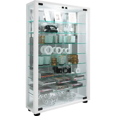Vitrine en verre VCM Lumo Mini - Avec miroir - Publicité Vitrine en verre VCM Lumo Mini - Avec miroir - Publicité