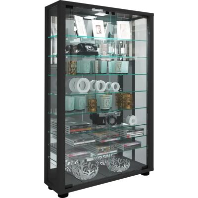VCM Lumo Mini Spiegel Vitrine - Glasregal mit Spiegel VCM Lumo Mini Spiegel Vitrine - Glasregal mit Spiegel
