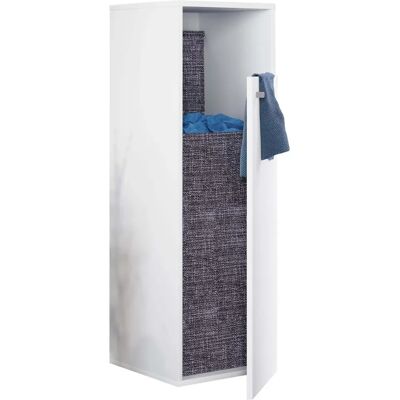 Armoire à linge VCM Dreso XL 1f - Blanc - Publicité Armoire à linge VCM Dreso XL 1f - Blanc - Publicité
