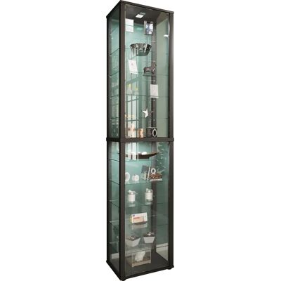 Vitrine VCM Kavisa XXL en Verre Trempé - Noir - Publicité Vitrine VCM Kavisa XXL en Verre Trempé - Noir - Publicité