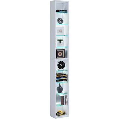 VCM Rasato XL Bücherregal - Erweiterbar, Glaseinlegeböden, 155cm hoch VCM Rasato XL Bücherregal - Erweiterbar, Glaseinlegeböden, 155cm hoch