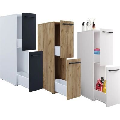 Armoire Nicho Sadilo L de VCM - Meuble de salle de bain - Publicité Armoire Nicho Sadilo L de VCM - Meuble de salle de bain - Publicité