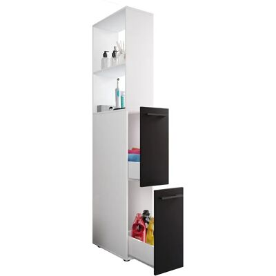 Armadio da Bagno VCM Sadilo XL - Design Moderno, 2 Cassetti, 2 Scomparti Armadio da Bagno VCM Sadilo XL - Design Moderno, 2 Cassetti, 2 Scomparti