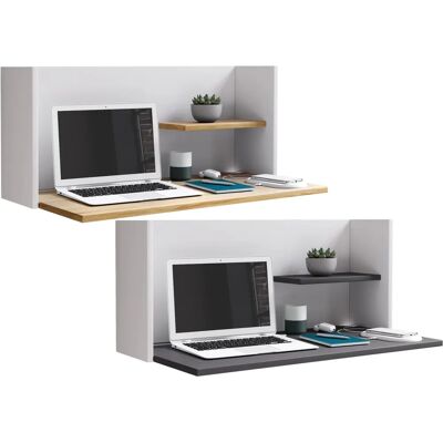 VCM Wandtisch - Platzsparender Holzoptik-Wandtisch - Schreibtisch für Laptops VCM Wandtisch - Platzsparender Holzoptik-Wandtisch - Schreibtisch für Laptops