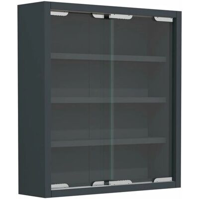 VCM Agisa S Vægskab - Glastür, 3 hylder, 40cm VCM Agisa S Vægskab - Glastür, 3 hylder, 40cm