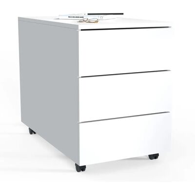 Armario de almacenamiento VCM Dalosa 703sb - Blanco Muebles de oficina modernos Armario de almacenamiento VCM Dalosa 703sb - Blanco Muebles de oficina modernos