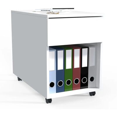 VCM Dasola Weiß Rollcontainer - 39x70x55 cm VCM Dasola Weiß Rollcontainer - 39x70x55 cm