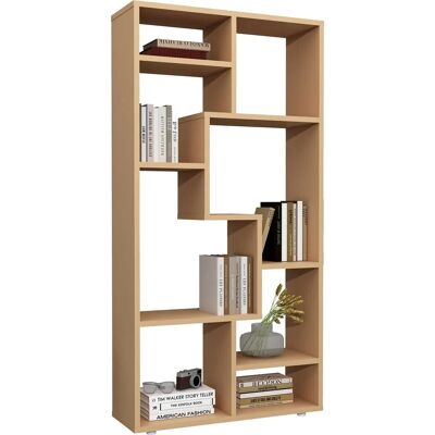VCM Lanisa M Hylle - 8 Rom, Brun, 58x116x20cm VCM Lanisa M Hylle - 8 Rom, Brun, 58x116x20cm