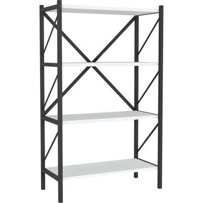 Estantería VCM Insasi Blanca - Metal, Estilo Moderno Estantería VCM Insasi Blanca - Metal, Estilo Moderno