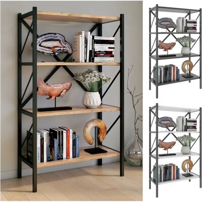 Scaffale VCM Insasi - Stile Industriale Moderno 3 Ripiani 66cm Scaffale VCM Insasi - Stile Industriale Moderno 3 Ripiani 66cm