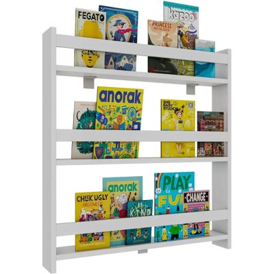 Estante de pared VCM Kidos - Blanco - Para habitaciones infantiles Estante de pared VCM Kidos - Blanco - Para habitaciones infantiles