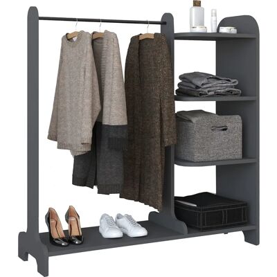 Armoire Lempu VCM - Étagères pivotantes, 3 compartiments, Anthracite - Publicité Armoire Lempu VCM - Étagères pivotantes, 3 compartiments, Anthracite - Publicité