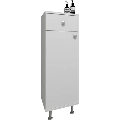 Armoire de bain VCM Nilosi Blanc 95cm - Publicité Armoire de bain VCM Nilosi Blanc 95cm - Publicité
