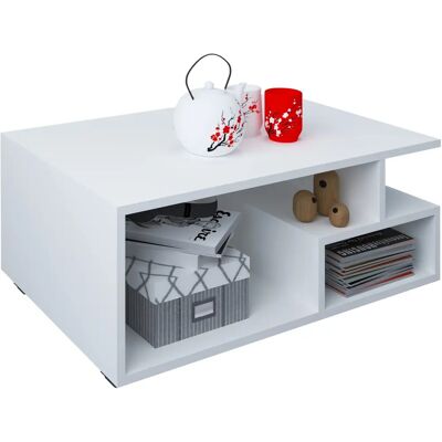 Mesa de centro blanca VCM Sulas - Muebles para salón Mesa de centro blanca VCM Sulas - Muebles para salón