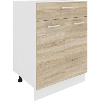 Meuble de Cuisine Beige VCM Esilo - 82x60x46 cm - Publicité Meuble de Cuisine Beige VCM Esilo - 82x60x46 cm - Publicité