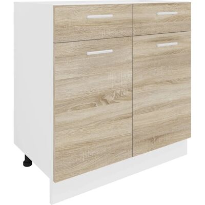 Armoire de Cuisine VCM Esilo - 80x46x82 cm - Solution de Rangement Moderne - Publicité Armoire de Cuisine VCM Esilo - 80x46x82 cm - Solution de Rangement Moderne - Publicité
