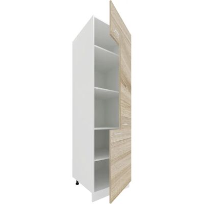 VCM Esilo Konyhaszekrény Fehér/Sonoma tölgy - 207x60x57cm VCM Esilo Konyhaszekrény Fehér/Sonoma tölgy - 207x60x57cm