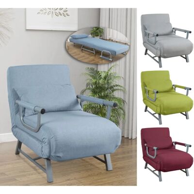 VCM Kolino Blau Schlafsofa - Metallrahmen VCM Kolino Blau Schlafsofa - Metallrahmen