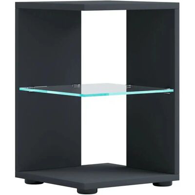 Table d'appoint Elani VCM - Verre, 30x45 cm - Publicité Table d'appoint Elani VCM - Verre, 30x45 cm - Publicité