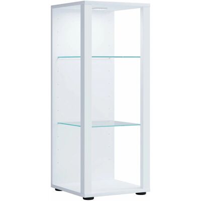 VCM Glasol M Hvit Vitrine med Justerbare Glasshyller VCM Glasol M Hvit Vitrine med Justerbare Glasshyller