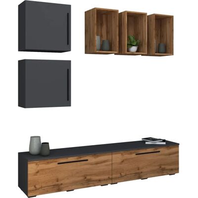 VCM Arila L Falbútor - 200x190x40cm TV Bútor VCM Arila L Falbútor - 200x190x40cm TV Bútor