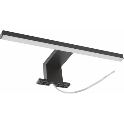 VCM LED Badezimmer Spiegel Licht - Spiegel mit LED, 30cm, Schwarz VCM LED Badezimmer Spiegel Licht - Spiegel mit LED, 30cm, Schwarz