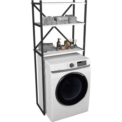 Armoire murale pour lave-linge VCM Insasi - Blanc - 66/160/34cm - Publicité Armoire murale pour lave-linge VCM Insasi - Blanc - 66/160/34cm - Publicité
