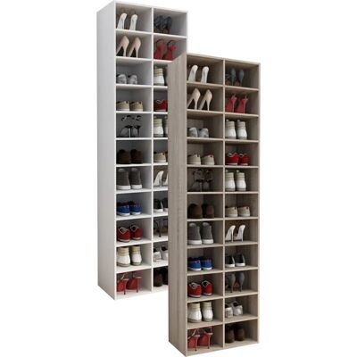 VCM Hinsol XL Schuhregal Weiß Kompakt Stauraum VCM Hinsol XL Schuhregal Weiß Kompakt Stauraum