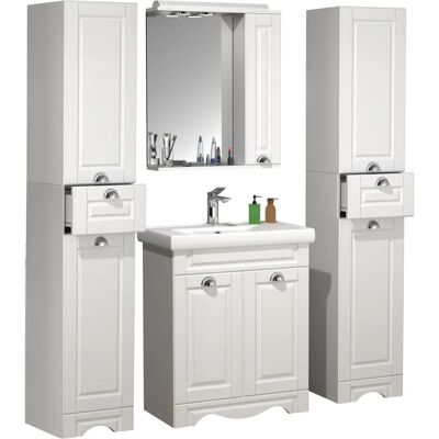Set di mobili da bagno Casalo L - Stile Rustico Set di mobili da bagno Casalo L - Stile Rustico