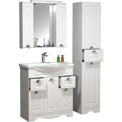 Set de baño VCM 4 piezas - Estilo rústico Set de baño VCM 4 piezas - Estilo rústico