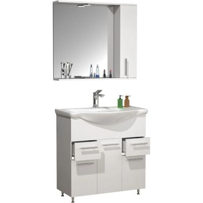 VCM Lisalo XL Badezimmermöbel-Set - Weiß VCM Lisalo XL Badezimmermöbel-Set - Weiß