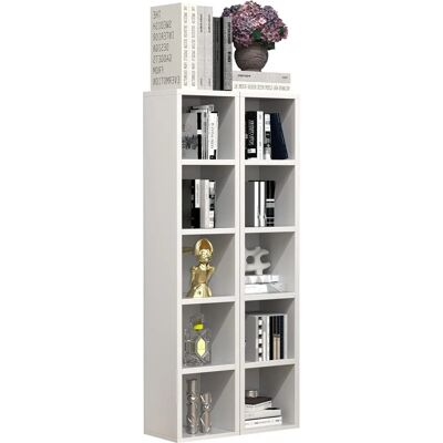 VCM Megosa S Hvid Bogreol til CD og DVD VCM Megosa S Hvid Bogreol til CD og DVD