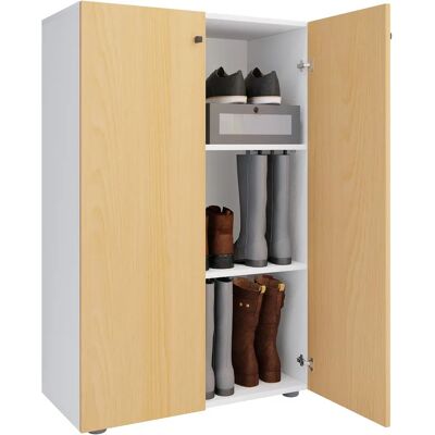 VCM XL Holz Schuhschrank Weiß - Schuhregal Möbel VCM XL Holz Schuhschrank Weiß - Schuhregal Möbel