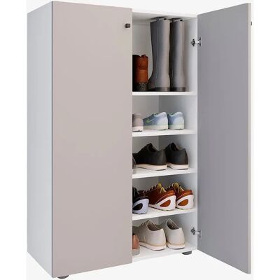 Ebuy24 Hvit Skoskap - 2 Dører, 70x39x110 cm - Skoskap Ebuy24 Hvit Skoskap - 2 Dører, 70x39x110 cm - Skoskap